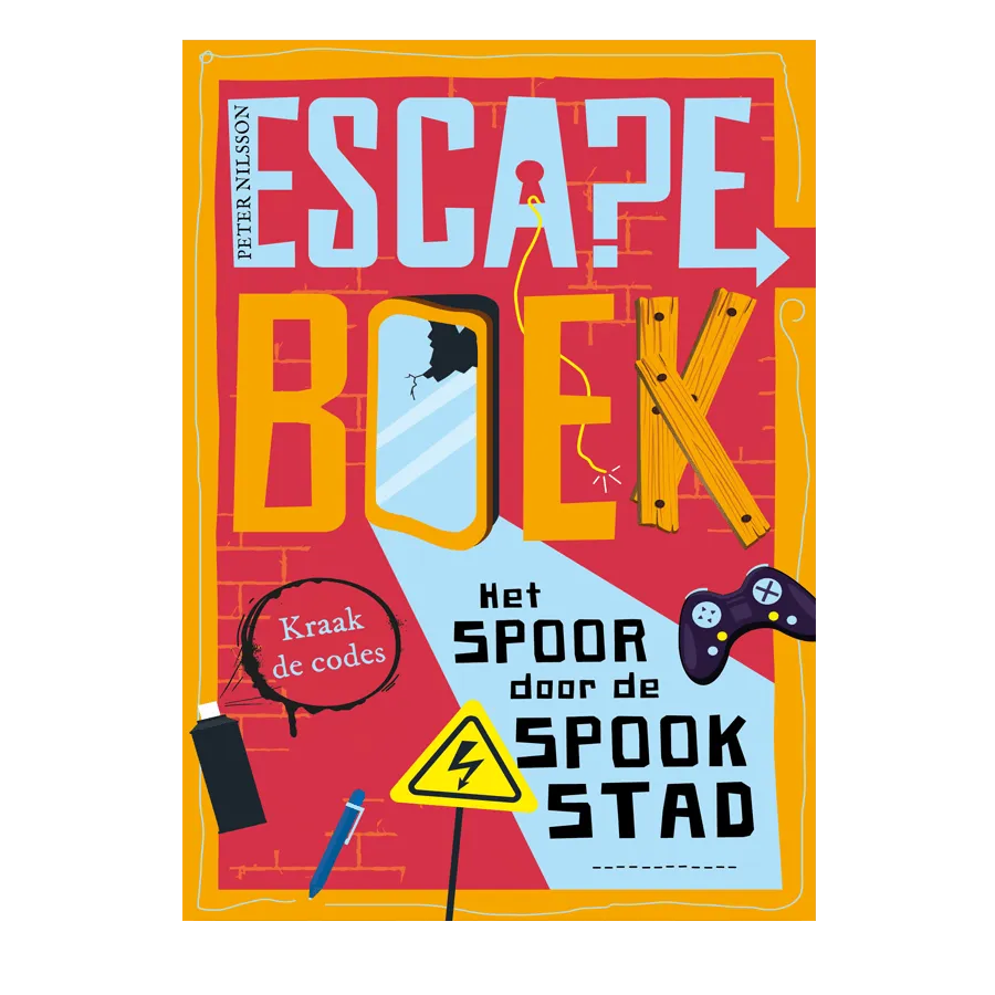 Escapeboek Het spoor door de spookstad (deel 3)- Peter Nilsson
