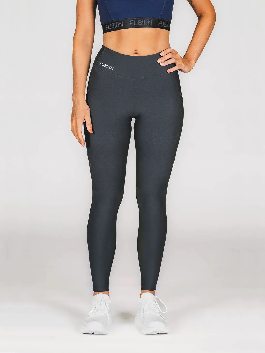 Fusion women,s gym tight -squat proof Dark Grey